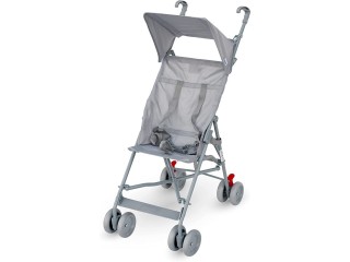 MOON Jet Light Weight Compact Fold Buggy Stroller, Light Grey