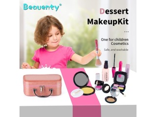 Fake Makeup Kids Cosmetic Toy Girls Pretend Makeup Kit