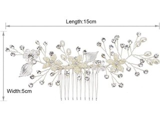 Opal Crystal Hair Comb Bridal Hair Pieces Bridal Hair Comb