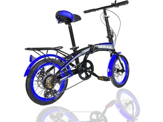 DERAK FOLDING BIKE 16INCH 7 SPEED LIGHT WEIGHT BLUE