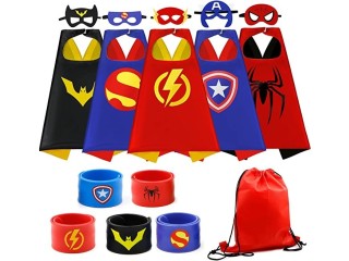 Kids Superhero Capes Set Costume