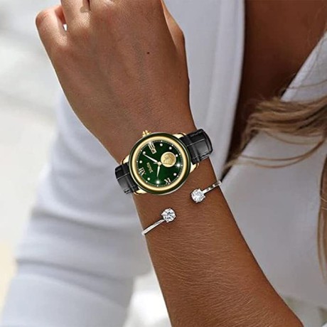 womens-dress-watch-waterproof-with-black-leather-strap-big-0