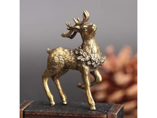 AOUTLE Brass Deer Figurine