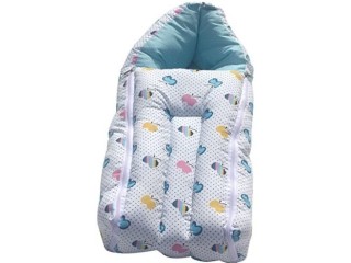 Amardeep and Co Baby Sleeping Bag Cum Carry Bag - Blue