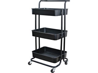 Lontenrea 3-Tier Rolling Cart Multifunction Storage