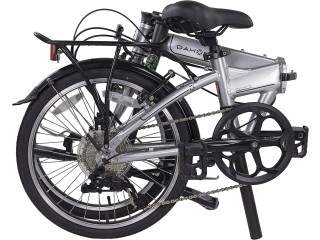 Dahon Mariner D8 Folding Bike, Lightweight Aluminum Frame; 8-Speed Gears; 20 Foldable Bicycle for Adults