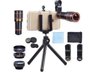 4 in 1 12x Zoom Telephoto Lens