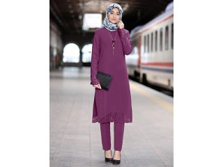 Muslim Muslim Women's Suit Abaya Two-piece