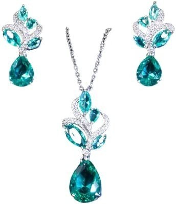 luxury-zirconia-fashion-necklace-and-water-drop-earrings-big-0