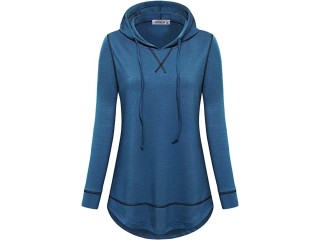 Women s Long Sleeve Casual Running Yoga Workout Hooded