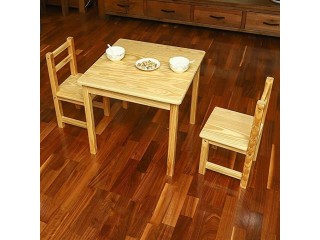 YAHOME Childrens Kids Wooden Chair Table Set