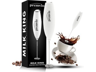 PremvioMilk Frother Handheld Battery Operated