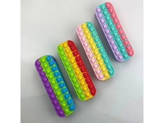 1/3/5 pcs New Pencil Case Push Bubble Fidget Toys