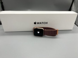 Apple Watch SE 40mm Gold Smartwatch With Plum Strap