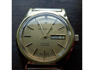 Vintage Everite King Mens Automatic Day Date Watch Serviced&Timed