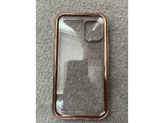 Rose gold clear phone 13 mini case cover Front And Back Cover New Never Used