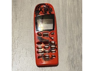 Vintage Nokia 5130 Mobile Phone Clip On Cover Red Dragon Tribal Case