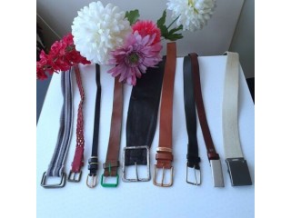 Job lot bundle used belts x 10 for women's and men's - various brands