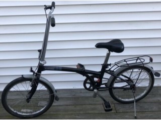 Dahon Boardwalk Folding Bike Single Speed Black Used Very Nice