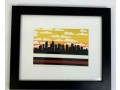 city-skyline-art-print-framed-matted-black-gold-modern-building-home-decor-conte-small-0