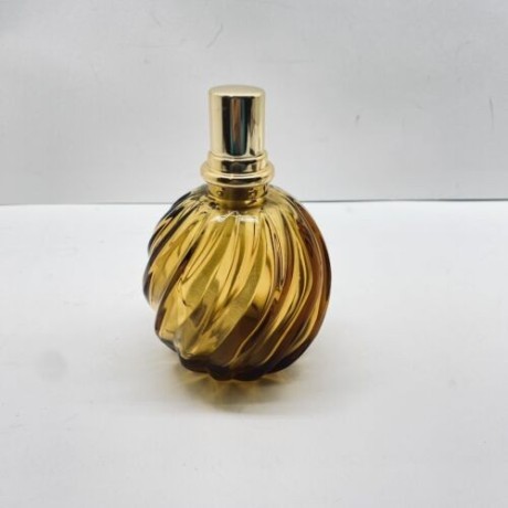 fragrance-oil-lamp-unbranded-art-glass-swirl-amber-for-sale-big-0