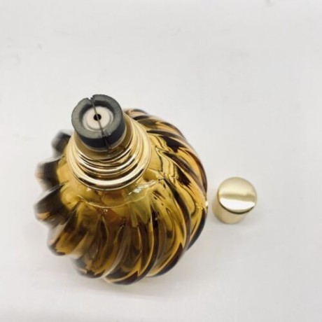 fragrance-oil-lamp-unbranded-art-glass-swirl-amber-for-sale-big-1