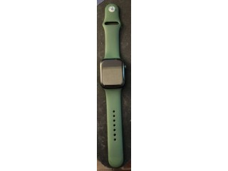 Apple Watch Series 7 45mm Green Aluminum Case Clover Sport Band (GPS)...