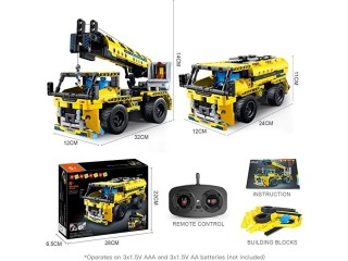 HOGOKIDS Remote Control Truck Building Toys