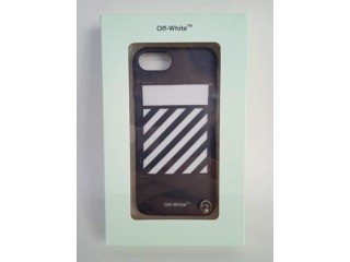 OFF-WHITE Black Diagonal Stripe Mobile Phone Case For Apple iPhone 8 RRP75