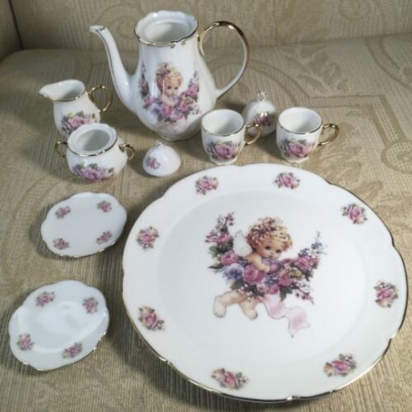 miniature-cupid-and-rose-10pc-gold-trimmed-tea-for-two-set-big-2