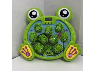 Child Multicolor Interactive Whack a Frog Game Learning Toy