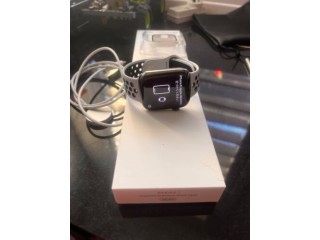 BLACK Stainless Steel Apple Watch Series 7 45mm