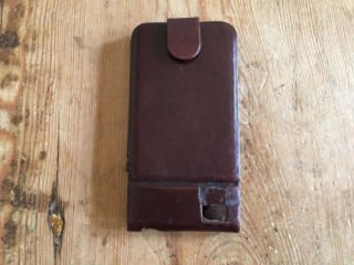 Used - Telefono Cover Sena Mobile - Leather Pelle - Brown Colore Marrone - Usato