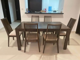 6 Seater Wooden Dining Table