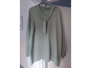 Yours Clothing Sage Green Coloured Top Size 22