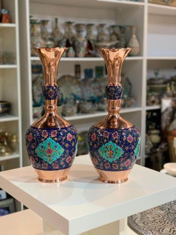 hand-painted-copper-flower-vas-home-decor-vase-50-cm-big-0