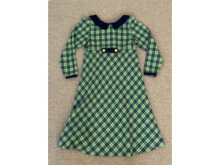 Girls Cotton Tails Original Plaid Dress, Size 10