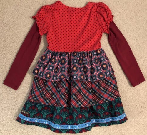 matilda-jane-size-8-girls-plaid-long-sleeve-tiered-christmas-dress-big-1