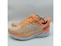 hoka-one-one-clifton-8-womens-uk-size-95-peach-white-trainers-running-shoe-used-small-0