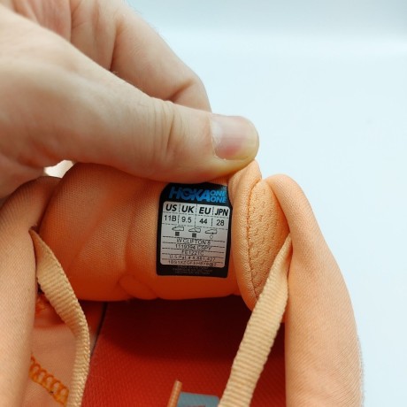 hoka-one-one-clifton-8-womens-uk-size-95-peach-white-trainers-running-shoe-used-big-4