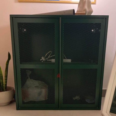 green-metal-ikea-cabinet-with-doors-big-0