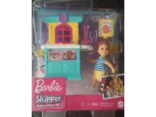 Barbie Skipper Babysitters Inc Toddler Boy Doll and Kitchen New Sealed!