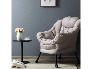 HollyHOME Modern Fabric Lazy Chair