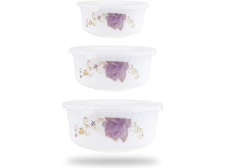 3pieces Opalware Bowl Set