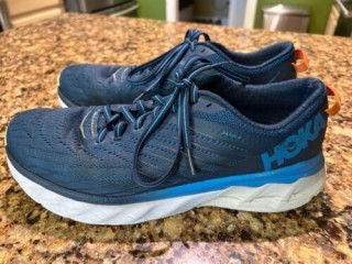 Pre-Owned Hoka One One Men's Arahi 4 Running Shoes Size 9.5 1106473 MBDBL