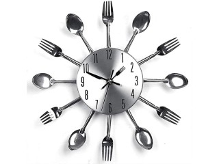 Spoon Fork Wall Clock