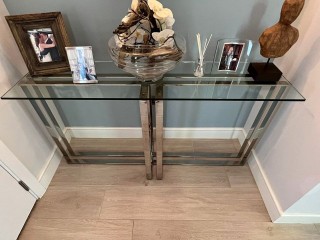 Marina Home Glass Console Table