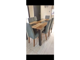 Solid Wood Dining Table for 6