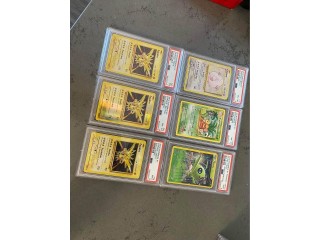 Psa graded pokemon Cards AED 60 Each