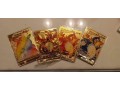 4-cards-of-pokemon-3-of-them-charizard-and-pikachu-small-0